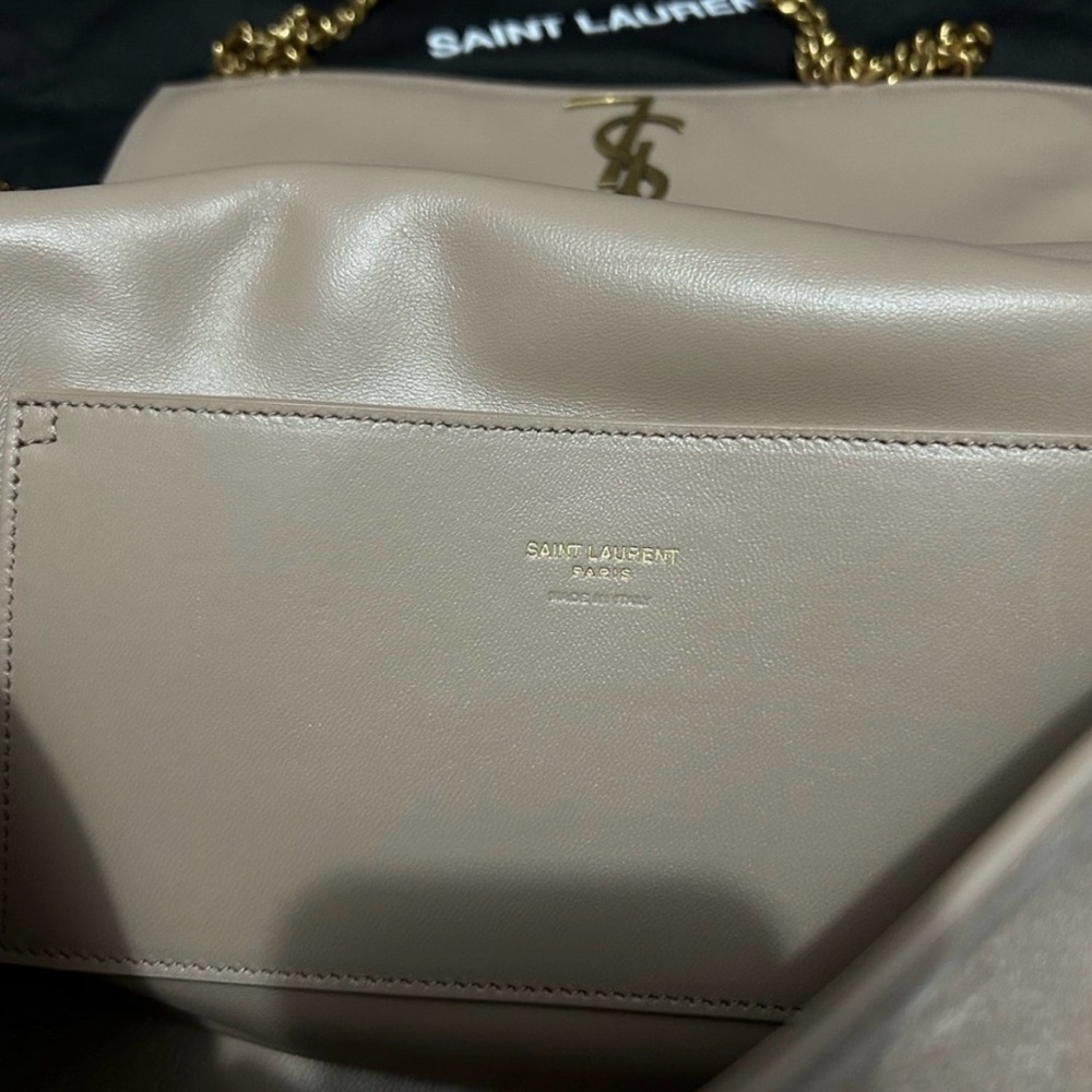 Saint Laurent Kate Crossbody Tan Suede Suede Bag-Reversible - Picture 4 of 10